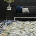thumbnail image 7 of Traditional 5x8 Area Rug (5'3'' x 7'3'') Oriental Ivory, Blue Living Room Easy to Clean, 7 of 7