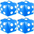 thumbnail image 1 of Juego de dados inflables Jumbo Mototo, paquete de 4 unidades, 32 cm, color azul, 1 of 7