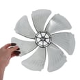 thumbnail image 4 of CTIRCHIU Replacement Fan Blades Quiet Seven Blade Design For Pedestal Table Wall Fans Easy To With Various Fan Plastic, 4 of 6