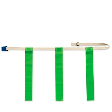 - Triple Threat Flag Football Belts-Color:Green,Size:Small
