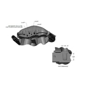 Holley EFI 300-308BK 8.2 SBF Ford Hi-Ram EFI Manifold with Side Mount Top-Black
