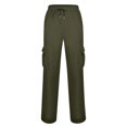 thumbnail image 6 of Clossjun Men's Casual Cargo Pants Daily Wear Work Out Pants With Pockets Breathable Elastic Waist Athletic Pants for Hiking Street Wear 3XL, 6 of 6