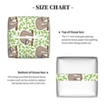 thumbnail image 5 of Yiaed Cute Animal Sloth On A Branch Print Tissue Box Cover, PU Leather Decorative Organizer for Tabletop, Bathroom, Car, Office Creative Decorative, 5 of 7