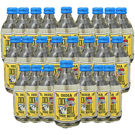 Cock n Bull Tonic Water 24 Pack 10oz Soda Bottles - Ideal Mixer for Cocktails, Mocktails, and Bartenders - for Perfect Mixed Drinks - Refreshing Flavor Profile- A