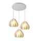 thumbnail image 4 of 3D Printed Cluster 3-Light Chandelier Wave Design Ceiling Chandelier for Bedroom Kitchen Island Living Room B, 4 of 5