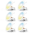 thumbnail image 1 of FREELICHT Paquete de 6 Lámparas LED Empotrables de 6" 10W Regulables, 1 of 6