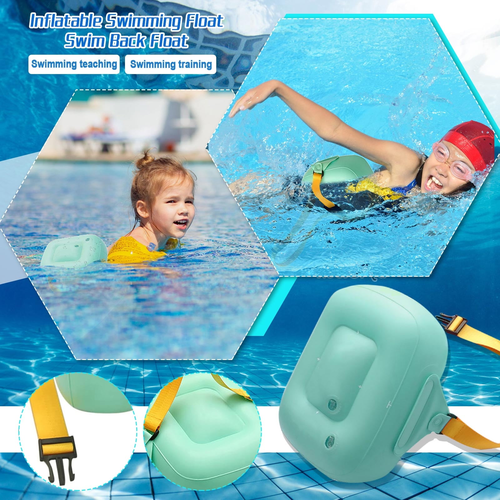Details about   Inflatable Kid Swimming Baby Pool Float Circle Swimming Pool Trainer M s 