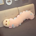 thumbnail image 5 of Peluche Caterpillar Douce Bonbon Poupée Rose Poupée 65 cm, 5 of 5