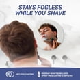 thumbnail image 5 of Sticky 3M Adhesive Anti-Fog Shaving Mirror - Peel and Stick Fogless Shower Mirror for Men - Frameless & Shatterproof Plastic Mirror - 6" Round, 5 of 8
