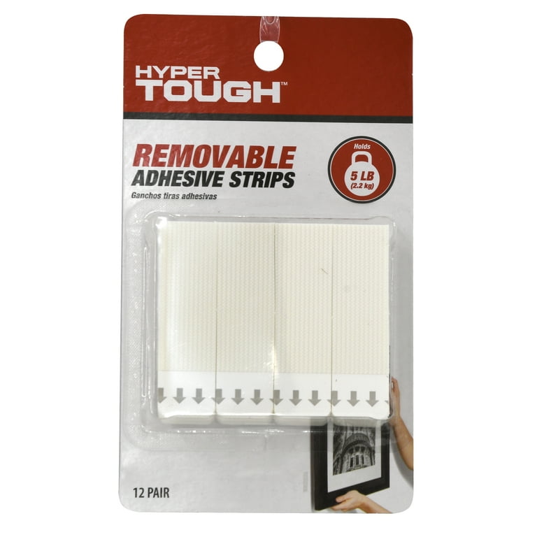 Removable Adhesive Wall Strips 12 Pack – Yorkshire Trading Company