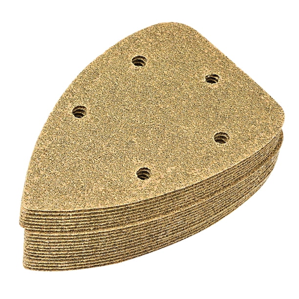 Uxcell 5 Agujeros 5.5-in 40 Granos Lija Abrasiva de Óxido de Aluminio con Espalda de Flocking Paquete de 20
