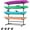 Dual 4-Tier, variant on Kayak Storage Rack, Heavy Duty Kayak Stand Canoe Rack with Wheels, Freestanding Kayak Holder Stand for Kayaks, Canoes, Surfboard, Paddleboard Storage