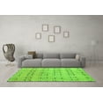 thumbnail image 3 of Ahgly Company Indoor Rectangle Abstract Green Modern Area Rugs, 5' x 7', 3 of 4