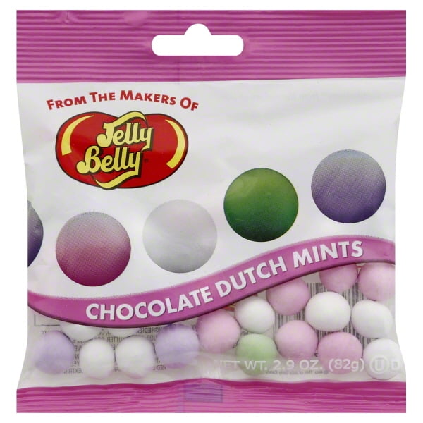 44010 JELLY BELLY CHOCOLATE 2 9OZ DUTCH MINTS