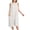 White, variant on Women's Button Down Robes Absorbent Quick Dry Sleeveless Bathrobe Casual Spa Bath Shower Cover Up With Pockets
