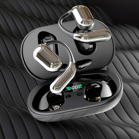 Ear Buds Bluetooth 5.3 Non In Ear Hanging Ear Power Display Directional Sound Transmission Call Noise Reduction Wireless Earphones Wireless Earbuds