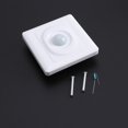 thumbnail image 3 of AC 110-250V Light Switch Smart Auto On Off Delay Body Infrared Photoelectric Sensor Switch (White), 3 of 9
