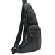 thumbnail image 1 of Mochila bandolera de piel Hebetag con bandolera para hombre y mujer, 1 of 7
