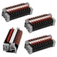 thumbnail image 1 of Pack Of 40 Din Rail Terminals,0.08-4 Mm -211 Din Rail Terminals,black Terminal Block Kit,electrica, 1 of 5
