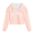 thumbnail image 5 of KPOPLK Girl Zip up Hoodie Sweatshirt Soft Fuzzy Fleece Jacket with Pocket for Girls 5-61 Years(13-14 Y,Pink), 5 of 6