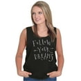 thumbnail image 4 of Follow Your Dreams Inspirational Tank Top Tee Shirt Women Brisco Brands S, 4 of 6