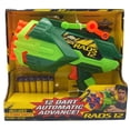 thumbnail image 1 of Tirador de dardos de espuma Buzzbee Air Warriors Rads 12 con 12 dardos, 1 of 1