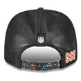 thumbnail image 4 of Men's New Era Black Chicago Bears 2025 NFL Crucial Catch 9SEVENTY Adjustable Hat, 4 of 5
