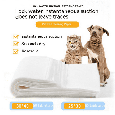 Pet Disposable Pee Paper Dog Pee Pad Suction Diaper 25X30cm