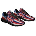 thumbnail image 6 of Hawaii American flag Shoes Sneakers for Women Men Black Size 10.5, 6 of 7