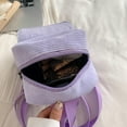 thumbnail image 3 of MUSOIE Mini Corduroy Backpack Purses for Women Cute Travel Backpack Small Daypack Shoulder Bag, 3 of 8