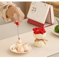 thumbnail image 4 of Ceramic Rose Storage Jar with Fruit Fork Set, Cute Stainless Steel Dessert Fork, Aesthetic Tableware for Home Kitchen Dining Room Daily Use, 4 of 5