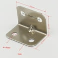 thumbnail image 4 of Stainless steel code 90 degree right angle fixing bracket angle code connector, 4 of 8
