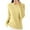 Yellow, variant on hotojiny Women's Long Sleeve Shirts Casual Knitted Crewneck Ribbed Tops Fall Fashion Lounge Lightweight Blouse
