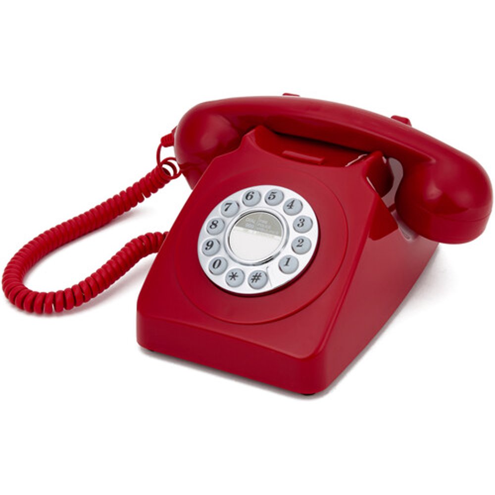 Gpo Gpo746prpbcr 746 Desk Phone Push Button Red