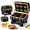 Black, variant on Black Electric Cocktail Kit with Display, Complete Home Bar Tool Set
