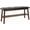 Walnut, variant on VINGLI Solid Wood Dining Bench 39" Wooden Bench for Entryway, Bedroom, Kitchen & Living Room, with Shoe Rack Storage
