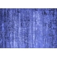 thumbnail image 1 of Ahgly Company Machine Washable Indoor Rectangle Oriental Blue Industrial Area Rugs, 2' x 4', 1 of 4