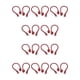 thumbnail image 3 of sweethay Gancho antipérdida para auriculares Auriculares compatibles con Bluetooth Gancho antipérdida Auriculares inalámbricos Gancho anticaída, rojo Rojo 10piezas, 3 of 4