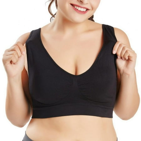 

KOERIM Upgraded Wirefree Super Comfortable Sports Bras for Women 3Pack