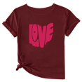 thumbnail image 1 of Camisetas de Manga Corta para Mujeres, Camiseta de Cuello Redondo Impresa de Moda, Primavera Y Verano Casual, 1 of 1