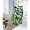 thumbnail image 5 of FINCIBO Soft Rubber Protector Cover Case for Apple iPhone 13 Pro Max 6.7" 2021 (NOT FIT iPhone 13 mini 5.4" 2021/iPhone 13 Pro 6.1" 2021/iPhone 13 6.1" 2021), Vase With Pink Roses By Vincent Van Gogh, 5 of 5