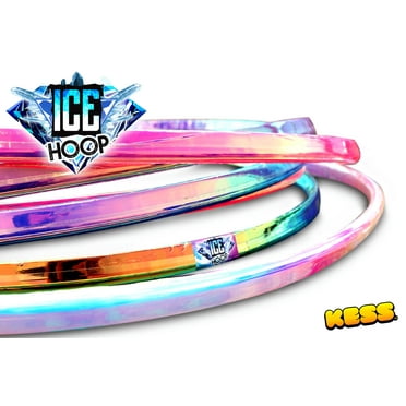 Kess Iridescent Ice Hula Hoop – Shimmering Fun for Kids & Adults, 1 Pack