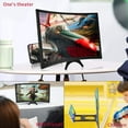 thumbnail image 5 of Qishi 12'' 3D Curved Screen Magnifier for Mobile Phone, HD Magnifier Projector Screen Enlarger for Videos, Movies, Games, Foldable Phone Stand with Screen Amplifier, Compatible with All Smartphones, 5 of 7