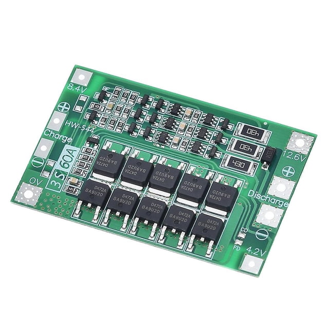 2 piezas 3S 60A YEJLMXG Cargador de Batería de litio Placa de protección Equilibrio 14.8V 16.8V