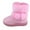 Pink, variant on AnuirheiH Toddler Snow Boots For Girls Kids Outdoor Shoes Non Slip Booties With Side Zipper 4$ off 2nd item