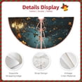 thumbnail image 3 of Daiia Magical Library Butterfly Night Drawing Merry Christmas Tree Skirt , Xmas Large Lace-up Tree Skirt, Santa Snowflakes Rustic Home Decorations New Year Party Farmhouse Decor-48", 3 of 6