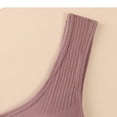 thumbnail image 4 of Ovbmpzd Seamless Everyday Sports Bras for Women Quick-Dry Fixed Padded Pink Underwear Bras Breathable Comfy Wirefree Active Bras,Free Size, 4 of 6