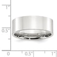 thumbnail image 3 of SS 8mm Comfort Fit Flat Size 7.5 Band, 3 of 3