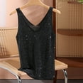 thumbnail image 2 of QNANSPI Women's Casual Layering Tank Tops, Breathable Sleeveless Camisole Tops, Ladies' 3 Piece Set Crew Neck Built in Bra Casual Loungewear Sleeveless Tank Tops, 2 of 4