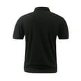 thumbnail image 4 of CaiJunJia George Polo Shirt,Men's Short Sleeve 100% Cotton Pique Color Block Polo Shirt, 4 of 4